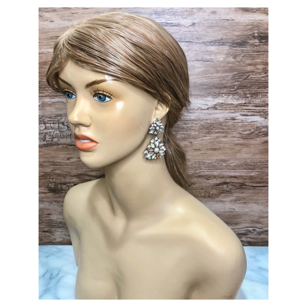Crystal Chandelier Earrings - Picture 7 of 8